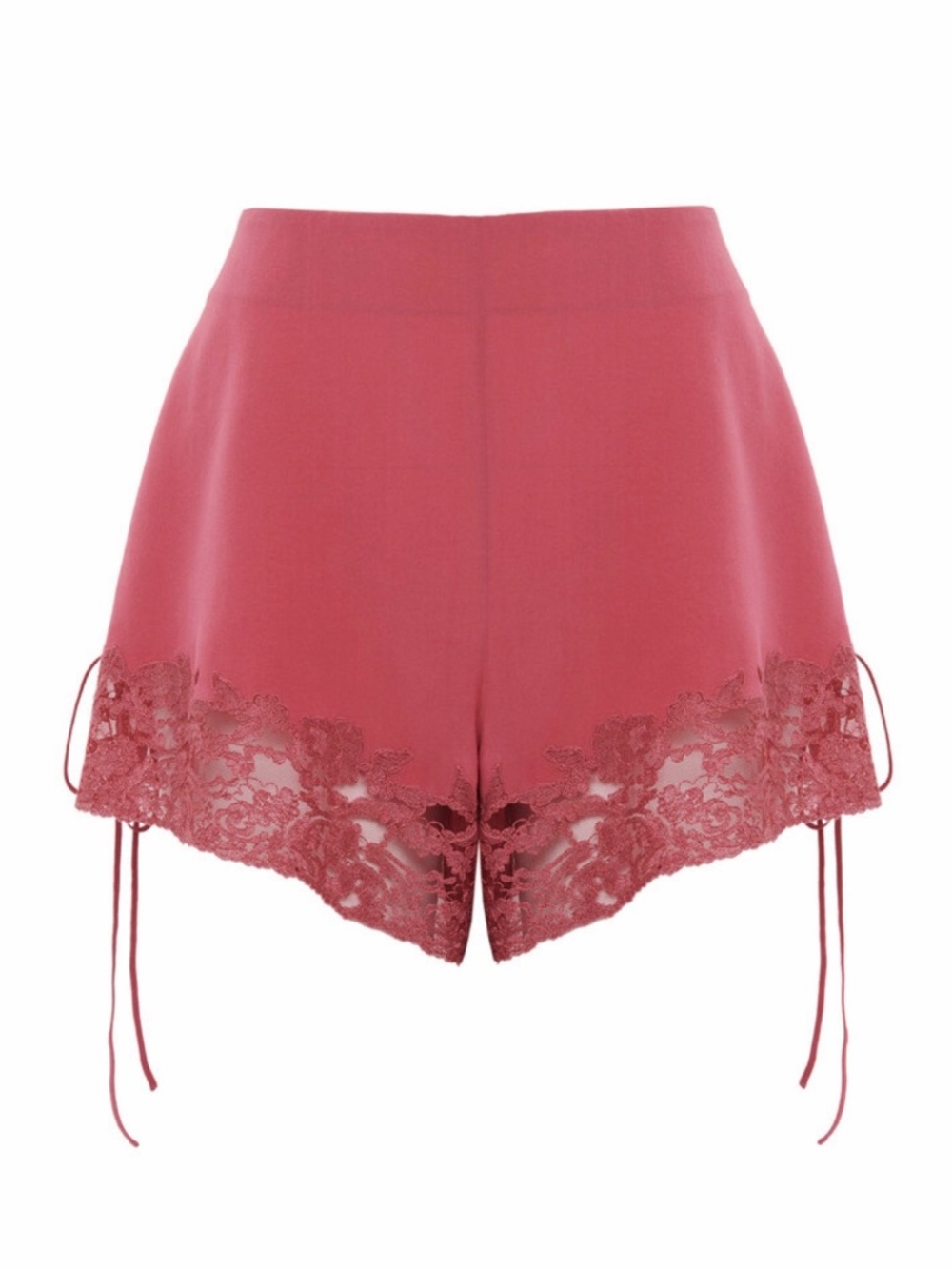 Chloé Organic Silk Crepe De Chine Shorts in Mauvewood (FR 40) (NWT)